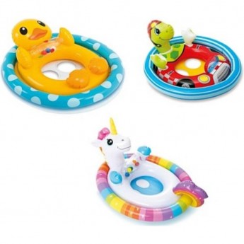 Круг для плавания с сиденьем INTEX «ЗВЕРЮШКИ» 59570 от 3 до 4 лет